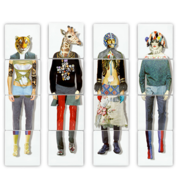 Christian Lacroix Love Who You Want Set 4 Coasters 3"