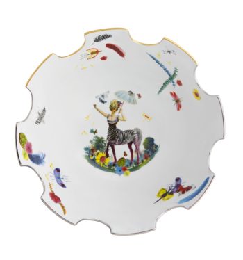 Christian Lacroix Caribe Fruit Bowl 12.6" d x 6.5" h - Image 2