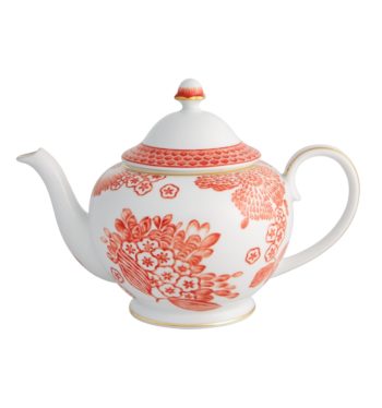 Oscar de la Renta Coralina Tea Pot 50 oz