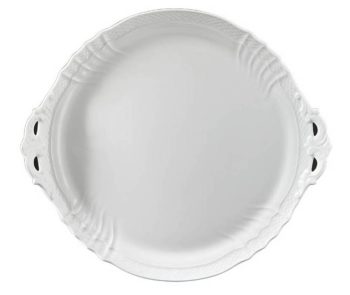Ginori 1735 Vecchio Ginori White Round Cake Plate 12"