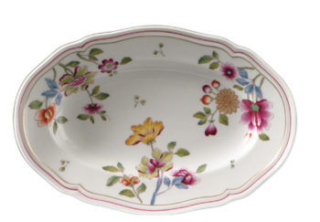Ginori 1735 Granduca Coreana Oval Pickle Dish 8.66"L