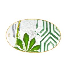 Vista Alegre Amazōnia Small Oval Platter 11.33"L x 7"W