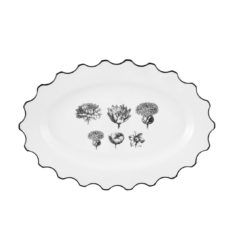 Christian Lacroix Herbariae Small Oval Platter 12'L x 9"W