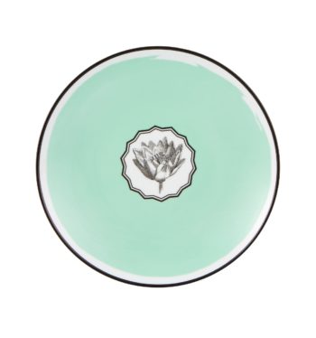 Christian Lacroix Herbariae Dessert Plate Green 9.1"D