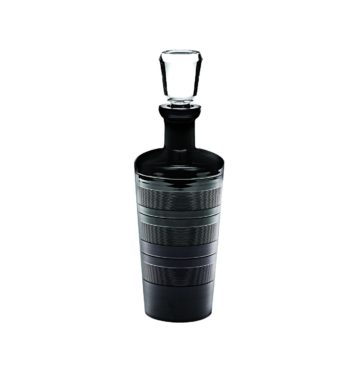 Vista Alegre Vinyl Whisky Decanter 28 oz, 12.44"H x 4.17"W