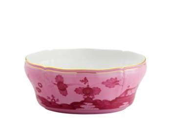 Ginori 1735 Oriente Italiano Porpora Oval Salad Bowl 9.75"D