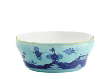 Ginori 1735 Oriente Italiano Iris Salad Bowl 9.75"D