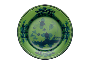 Ginori 1735 Oriente Italiano Malachite Flat Bread plate 6 3/4"