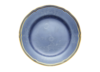 Ginori 1735 Oriente Italiano Pervinca Flat Bread Plate 6 3/4"