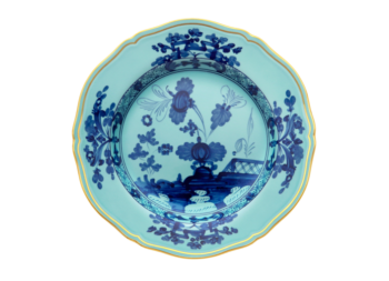 Ginori 1735 Oriente Italiano Iris Flat Dessert plate 8 1/4"