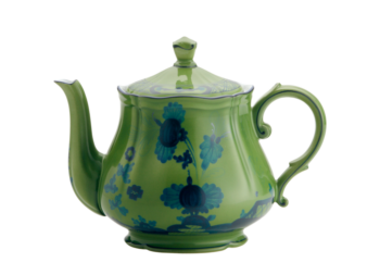 Ginori 1735 Oriente Italiano Malachite Teapot 24 oz.