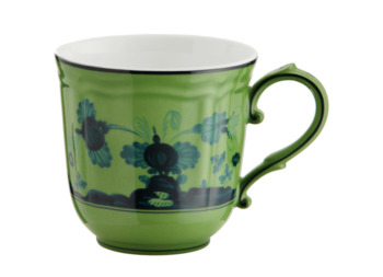 Ginori 1735 Oriente Italiano Malachite Mug 13 1/2 oz
