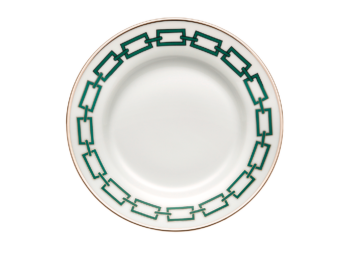 Ginori 1735 Catene Smeraldo Dinner Plate 11"