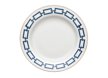 Ginori 1735 Catene Zaffiro Round Flat Plate 12"