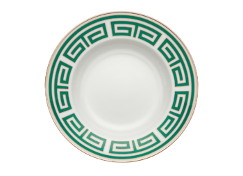 Ginori 1735 Labirinto Smeraldo Soup Plate 9 1/2"