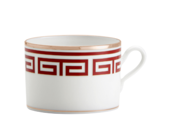 Ginori 1735 Labirinto Scarlett Tea cup 7 3/4 oz