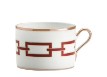 Ginori 1735 Catene Scarlatto Tea Cup 7 3/4 oz