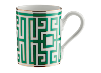 Ginori 1735 Labirinto Smeraldo Mug 13 1/2 oz.