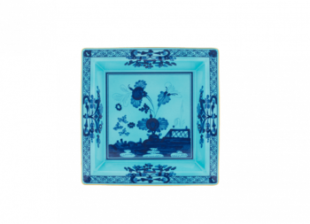 Ginori 1735 Oriente Italiano Iris Large squared vide poche 9.5"
