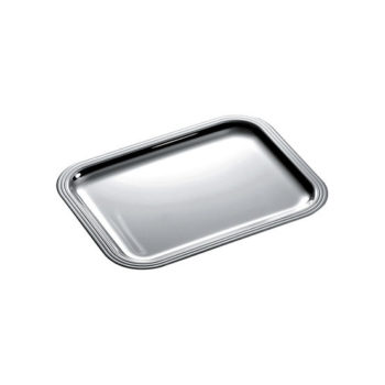 Christofle Albi Silver Plated Rectangular Tray - Small