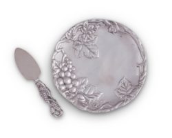 Arthur Court Grape Plate with Cheese Server