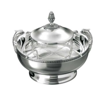 Christofle Malmaison Silver Plated Caviar Set