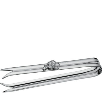 Christofle Anemone Silver Plated Ice Tongs