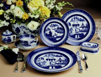Mottahedeh Blue Canton Ramekin 3.5"D