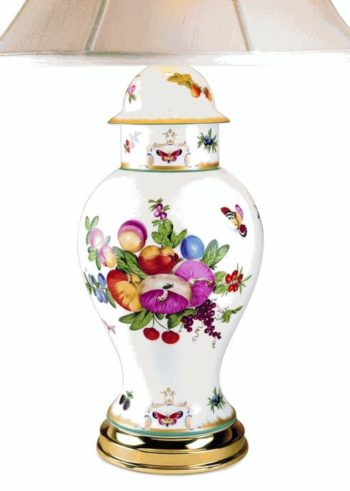 Mottahedeh Duke of Gloucester Ginger Jar Lamp 29"H
