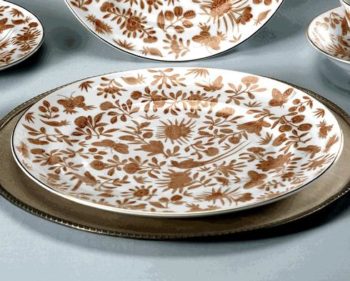 Mottahedeh Sacred Bird & Butterfly Rim Soup