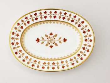 Robert Haviland & C. Parlon Matignon Rust Relish Dish 9"L