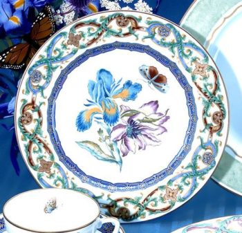 Mottahedeh Merian Dessert Plate S/4 8.75"D
