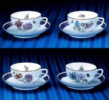 Mottahedeh Merian Tea Cup and Saucer Set/4