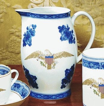 Mottahedeh Diplomatic Eagle Pitcher 7.25"H - Image 2