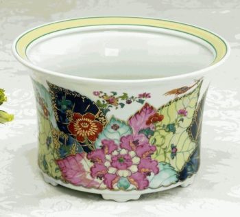 Mottahedeh Tobacco Leaf Cachepot 10.1" - Image 2