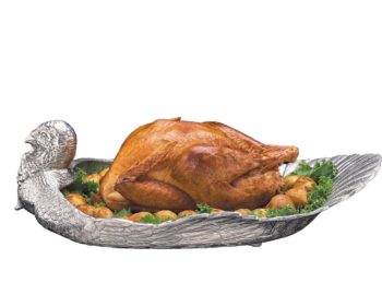 Arthur Court Large Turkey Tray L: 24.0" / W: 18.0" / H: 7.5"