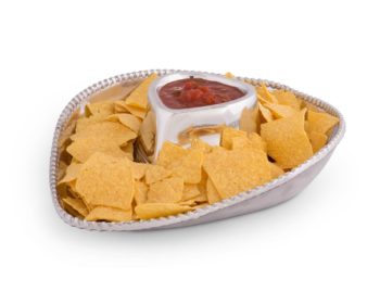 Arthur Court Cowboy Hat Chip & Dip Tray