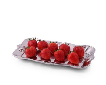 Arthur Court Fleur-De-Lis 6" x 12" Bread Tray