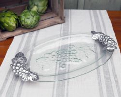 Arthur Court Grape Glass Platter