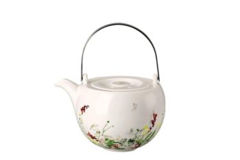 Rosenthal Brillance Fleurs Sauvages Tea Pot 3 Piece 46 oz