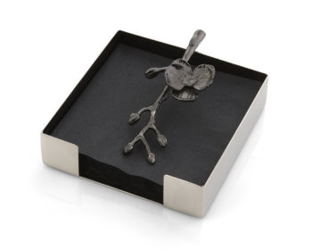 Michael Aram Black Orchid Cocktail Napkin Holder