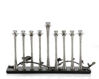 Michael Aram Black Orchid Menorah 15.25"Lx9.5"H