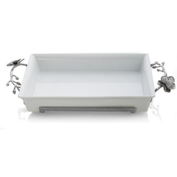 Michael Aram White Orchid Casserole