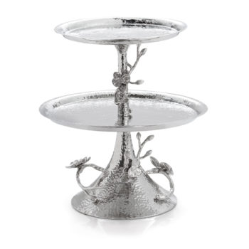 Michael Aram White Orchid 2-Tier Etagere