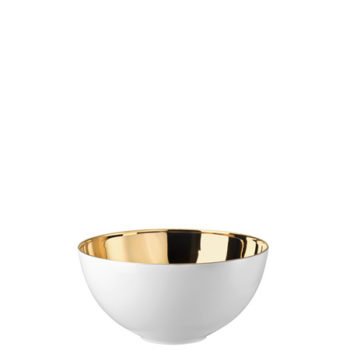 Rosenthal TAC 02 Skin Gold Vegetable Bowl 57.0 oz 7.5" W