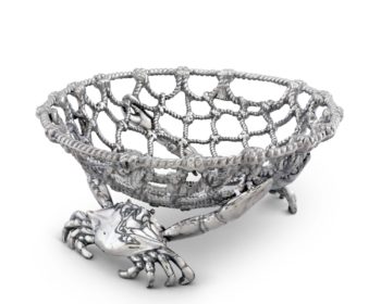 Arthur Court Crab and Net Fruit Basket
