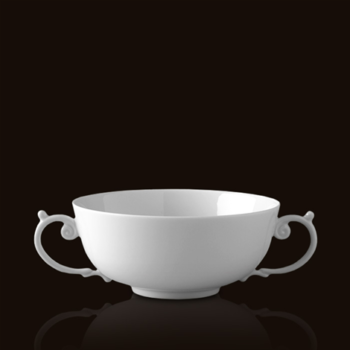 L'Objet Aegean White Soup Bowl 6" - 18oz