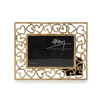 Michael Aram Heart Frame 4 x 6 Gold