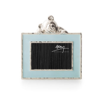 Michael Aram Teddy Frame Blue Enamel 2x3