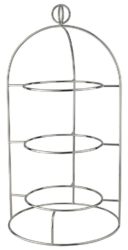 Ercuis Latitude Plate Stand Three Tiers 18.7"H x 9.84"D